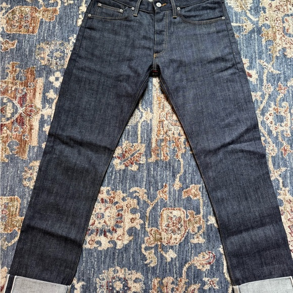 Gustin Raw Indigo Selvage Jeans, Sz 33x34, NEW